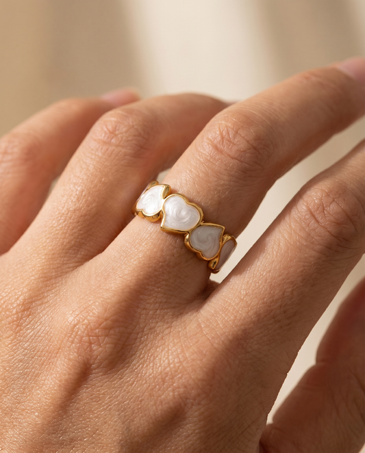 Lunar Heart Ring