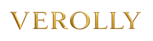 Gold 'VEROLLY' logo on a white background