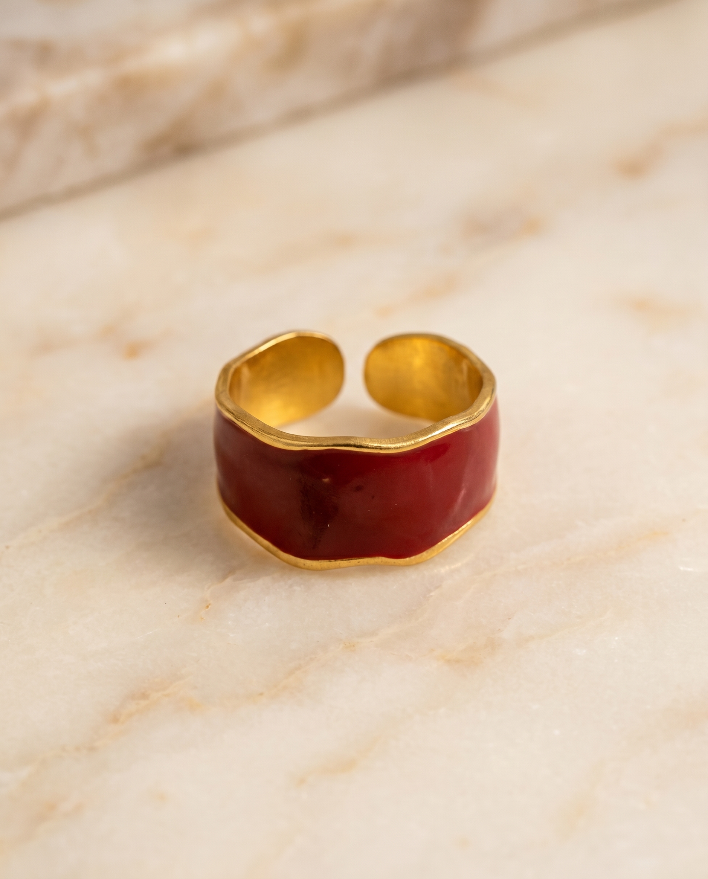 Crimson Bold Ring