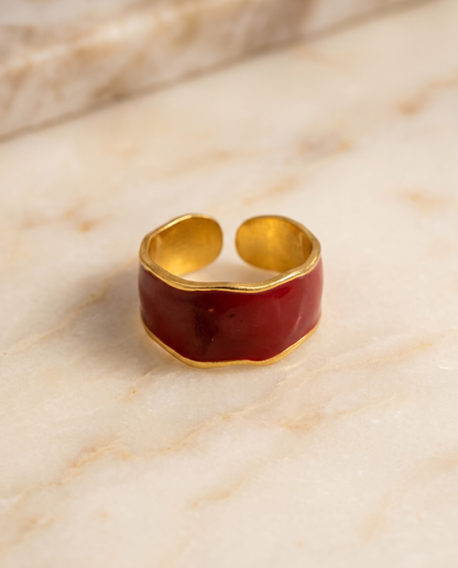 Crimson Bold Ring