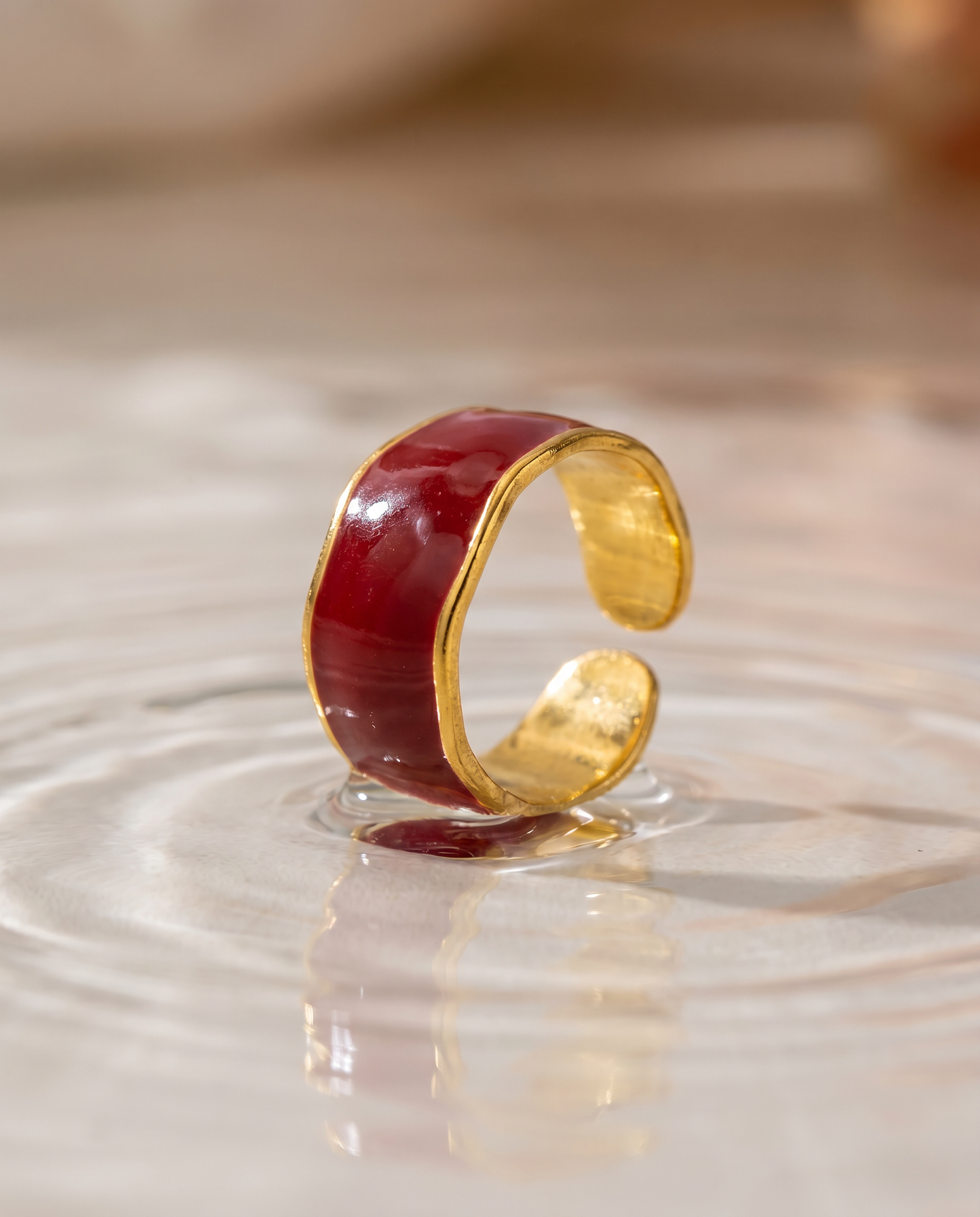 Crimson Bold Ring