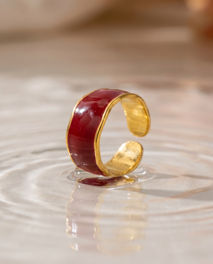 Crimson Bold Ring