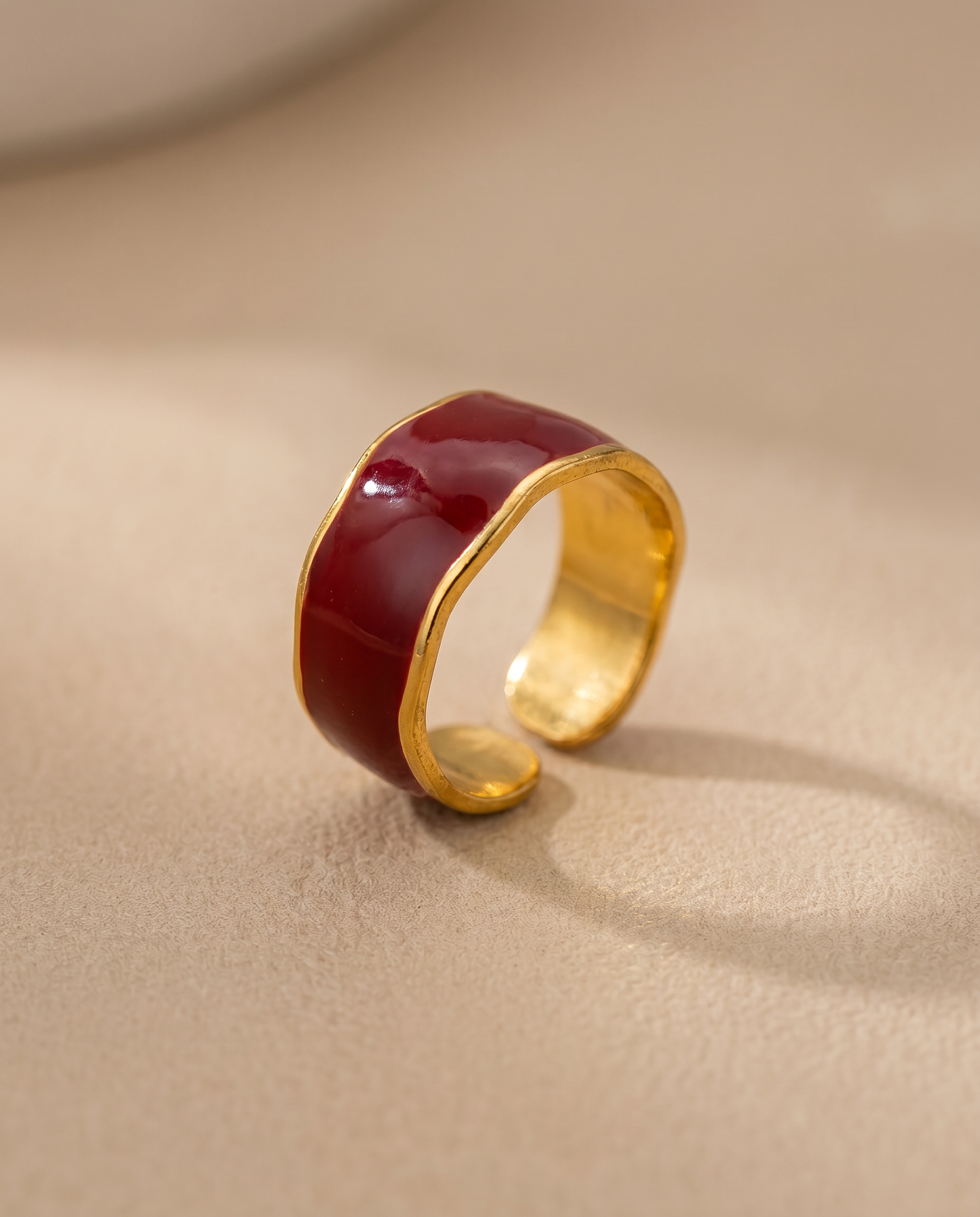 Crimson Bold Ring