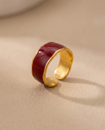 Crimson Bold Ring