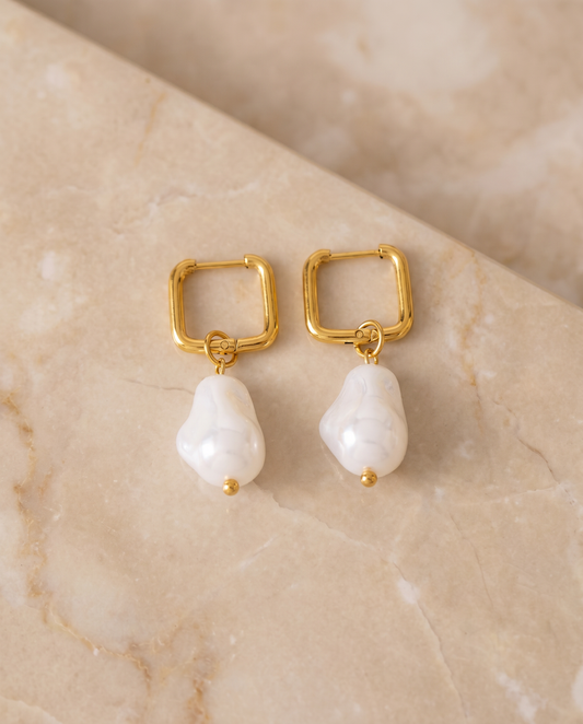 Square Pearl Drops