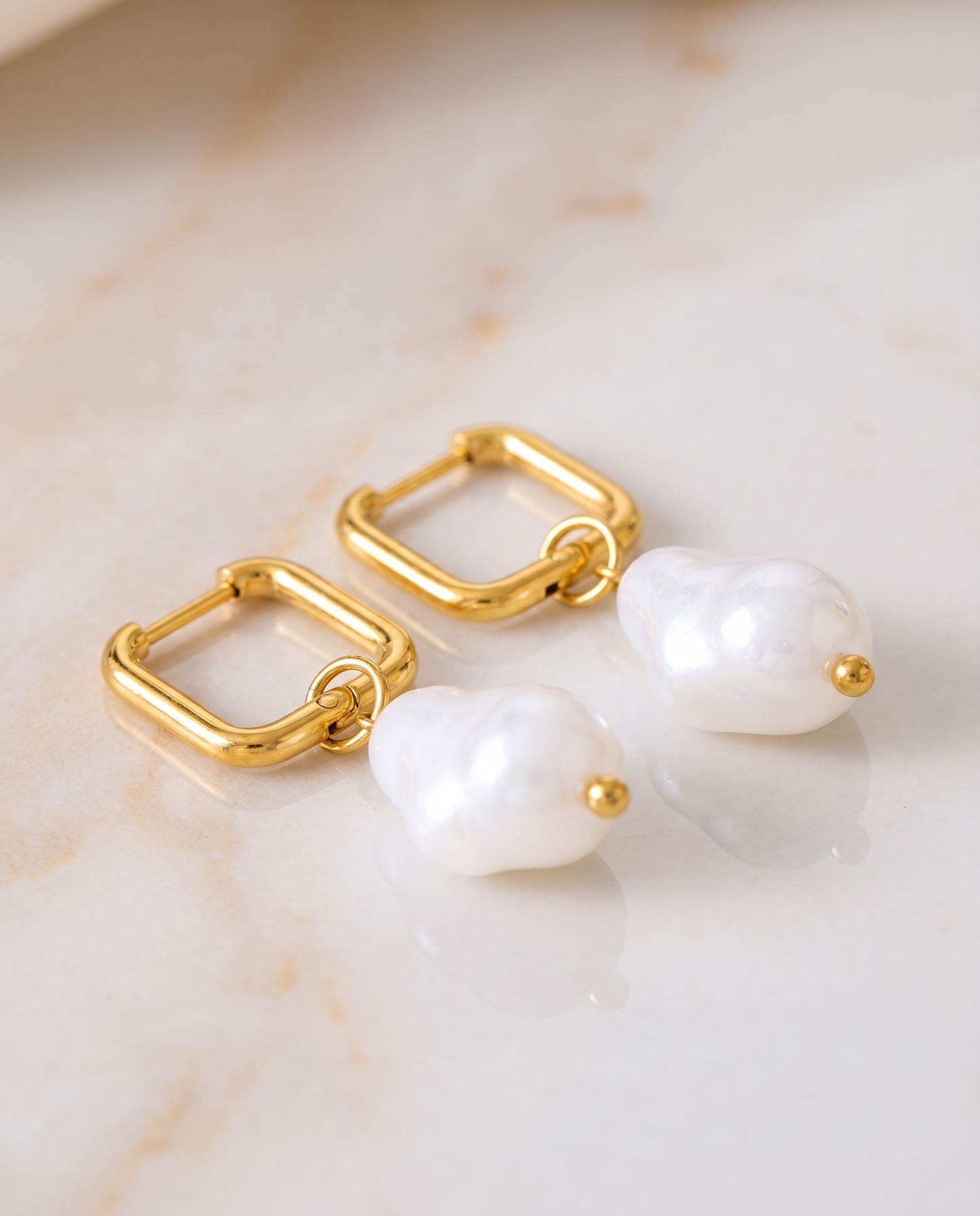 Square Pearl Drops