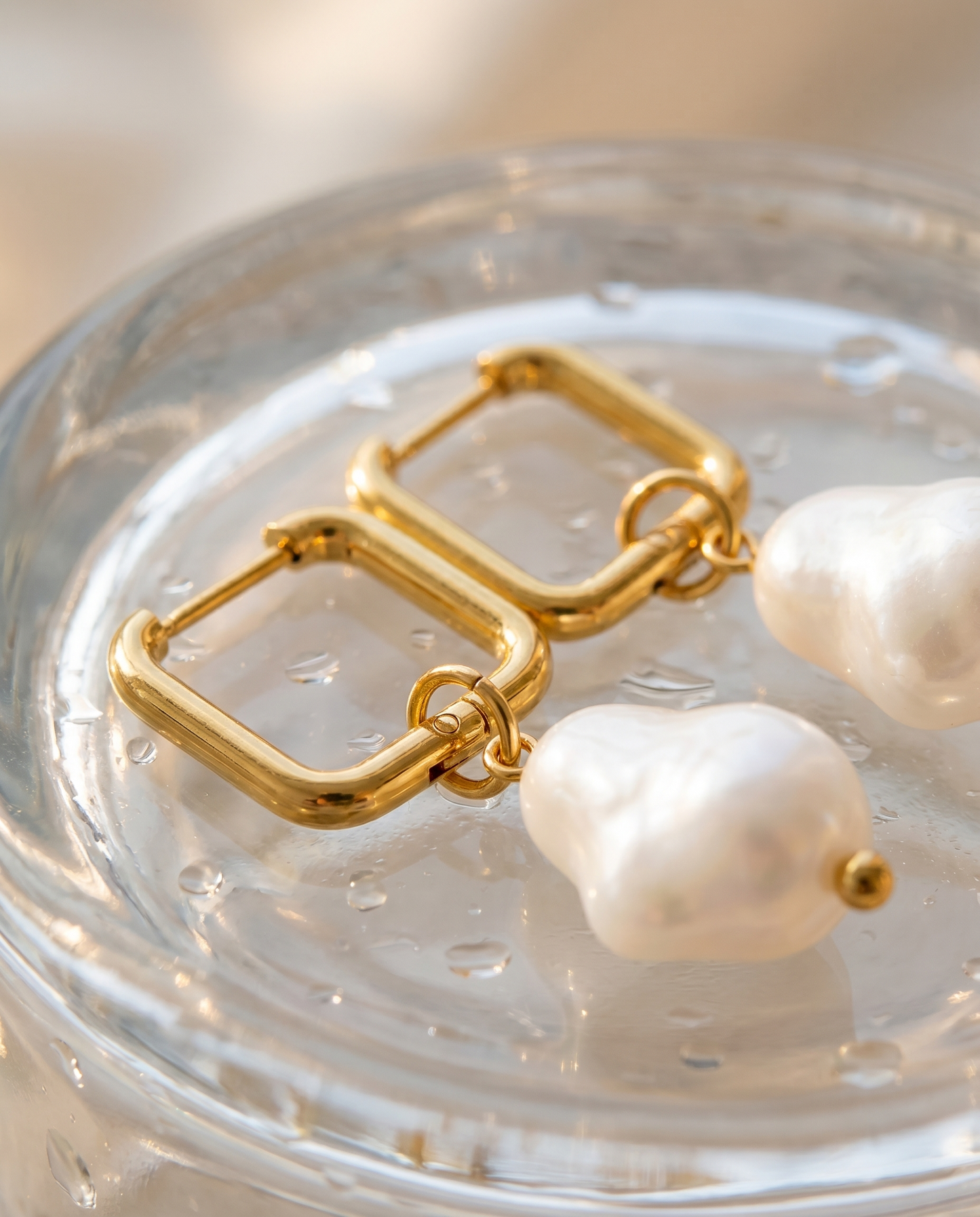 Square Pearl Drops