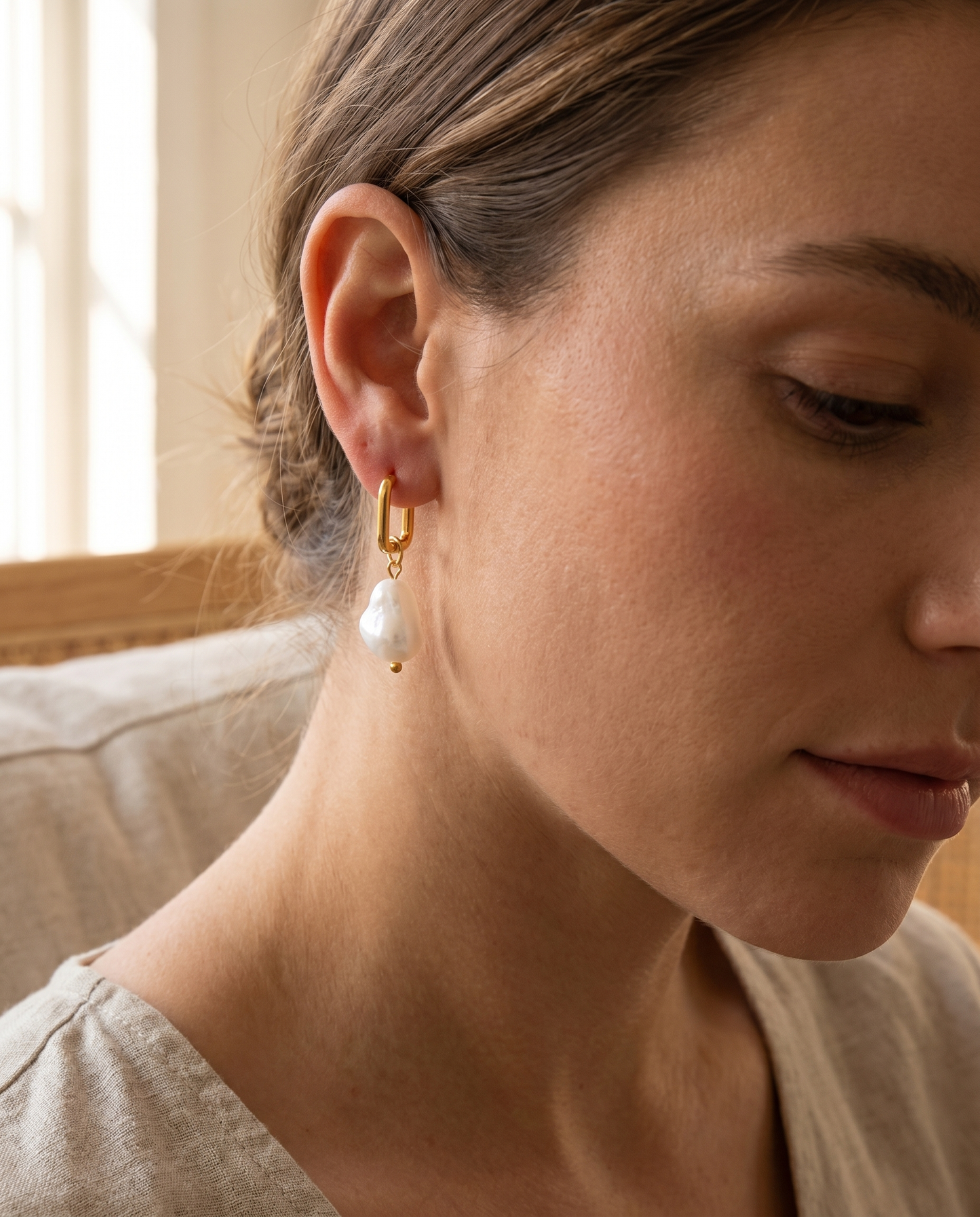 Square Pearl Drops