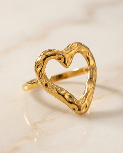 Molten Heart Ring