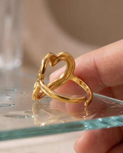 Molten Heart Ring