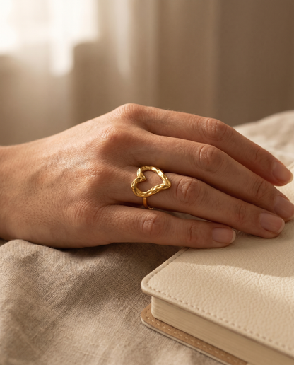 Molten Heart Ring