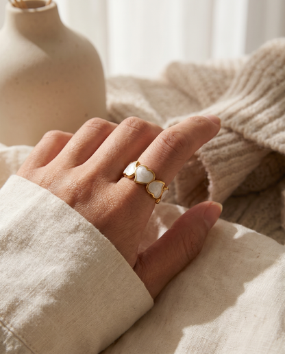 Lunar Heart Ring