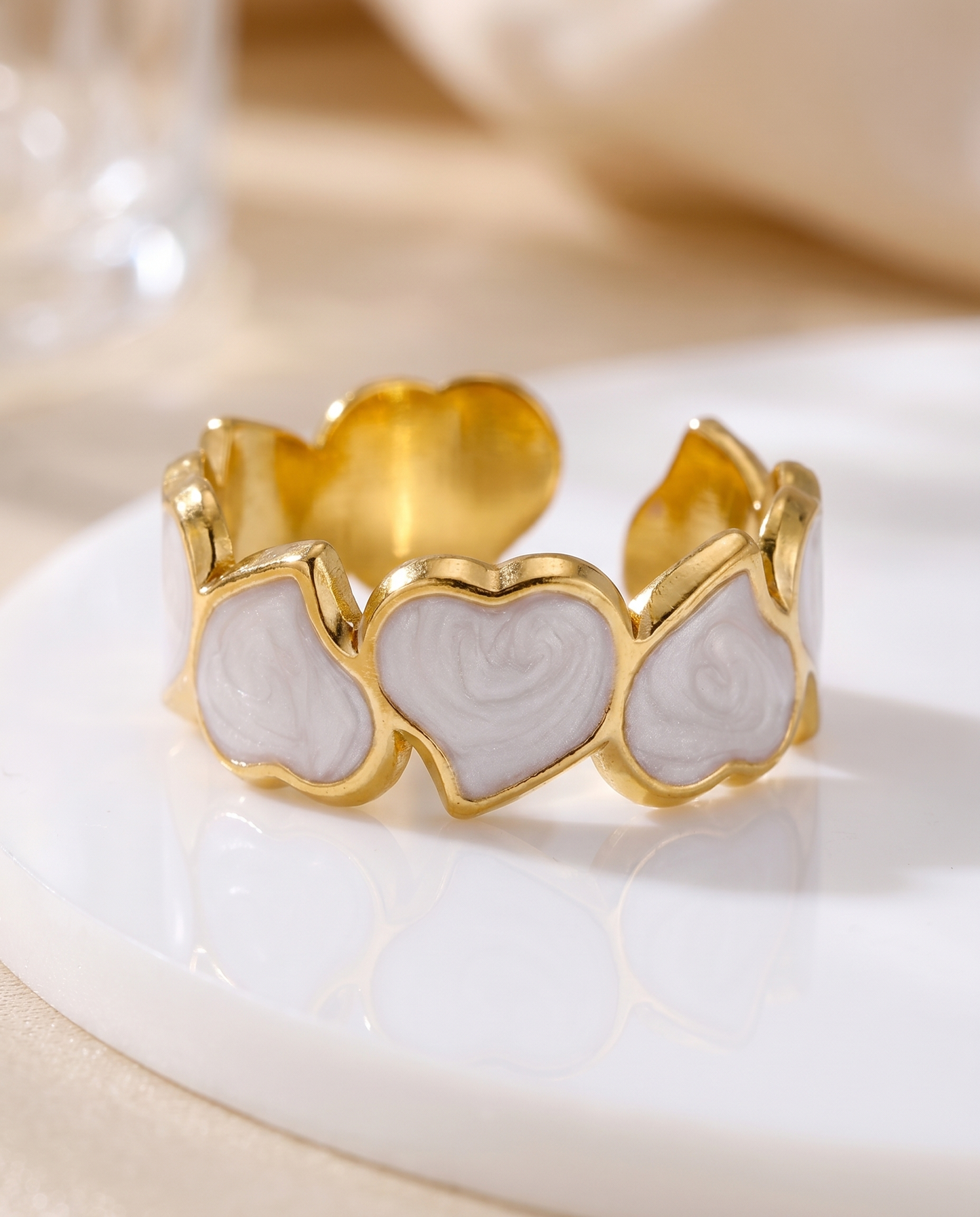 Lunar Heart Ring