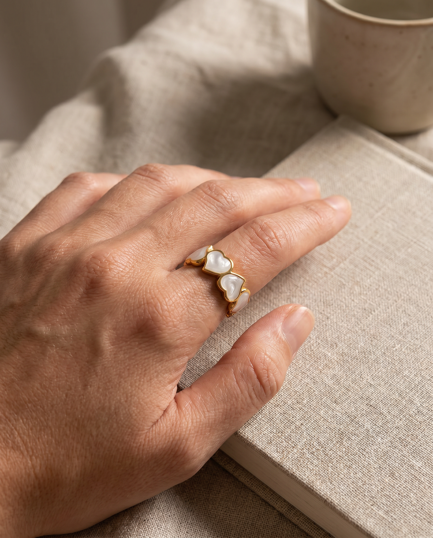 Lunar Heart Ring