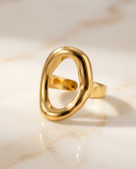 Hollow Oval Ring