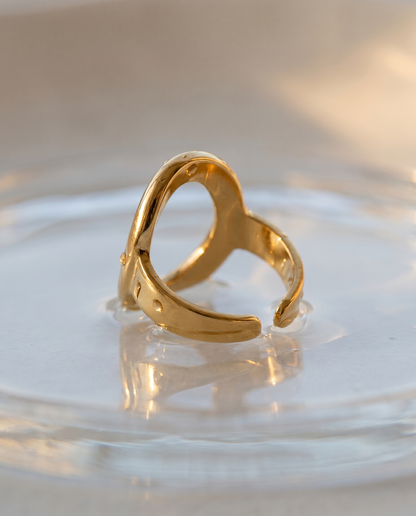 Hollow Oval Ring