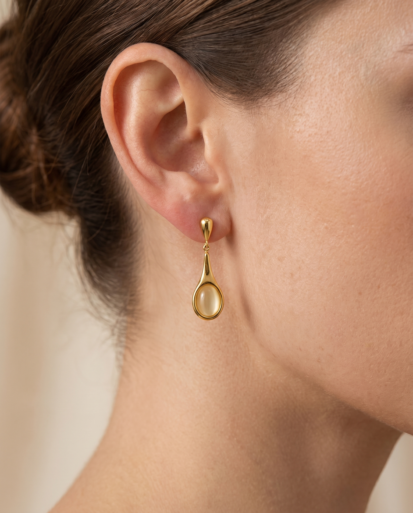 Honeydew Drop Earrings