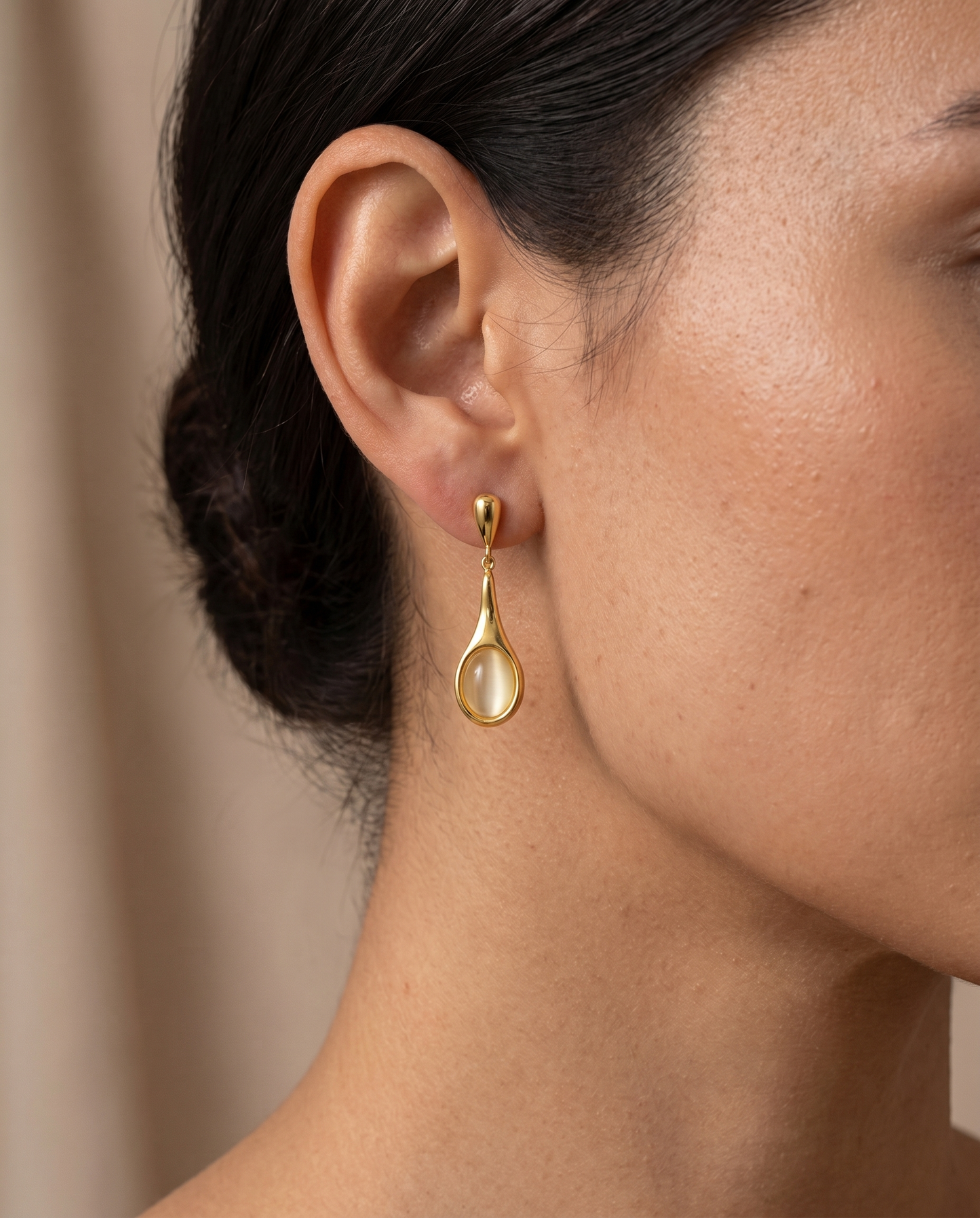 Honeydew Drop Earrings