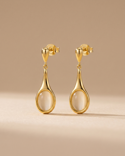 Honeydew Drop Earrings