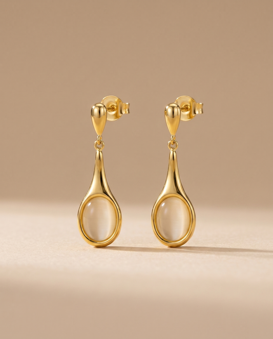 Honeydew Drop Earrings