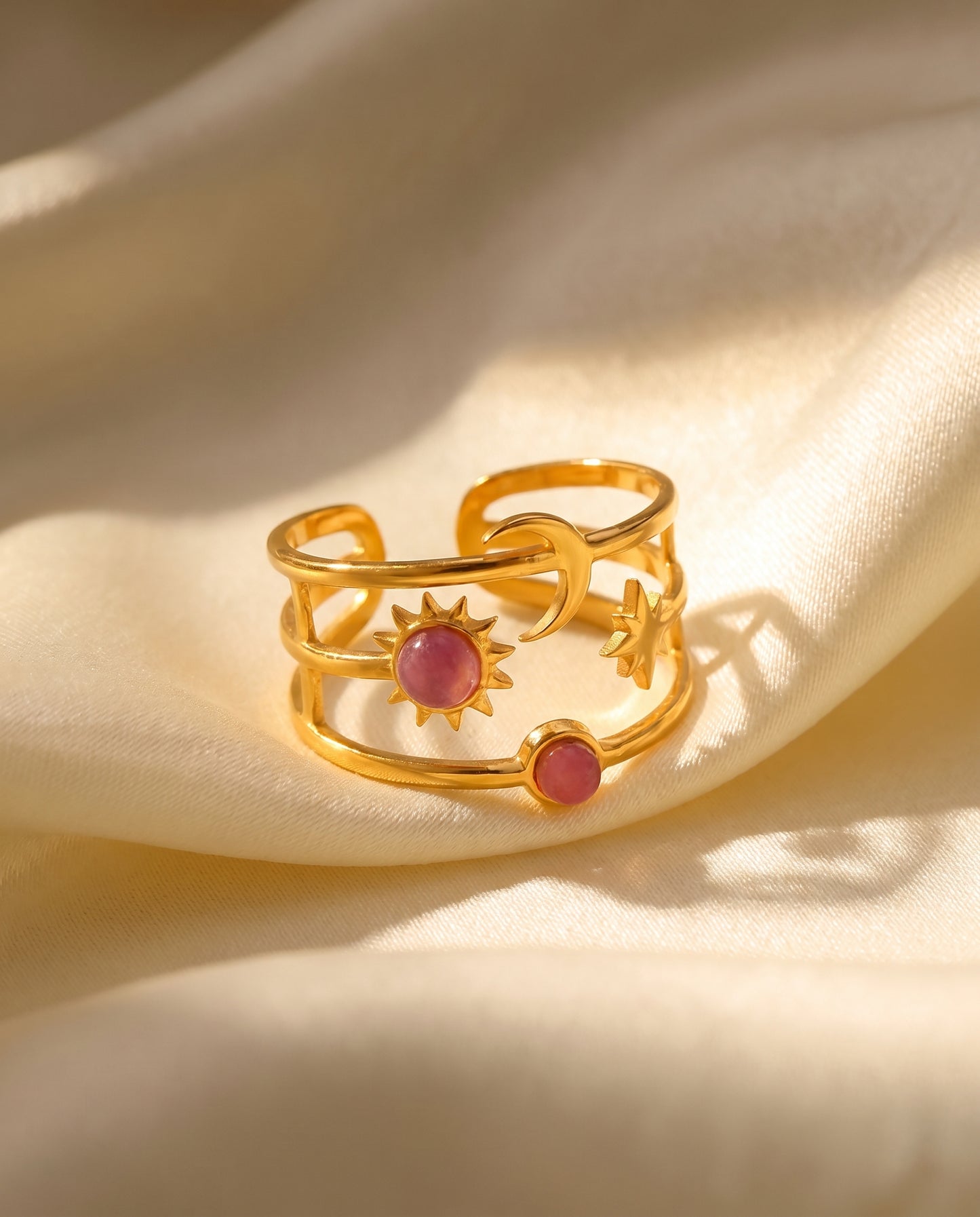 Solar Moon Ring