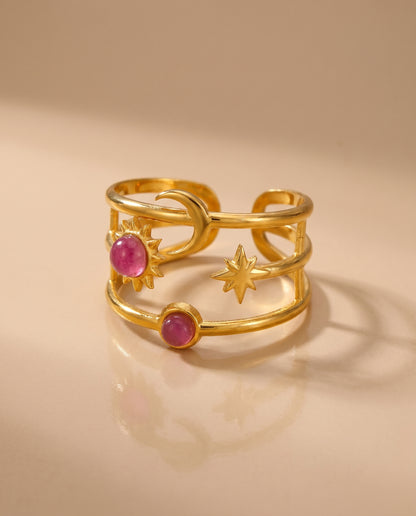 Solar Moon Ring