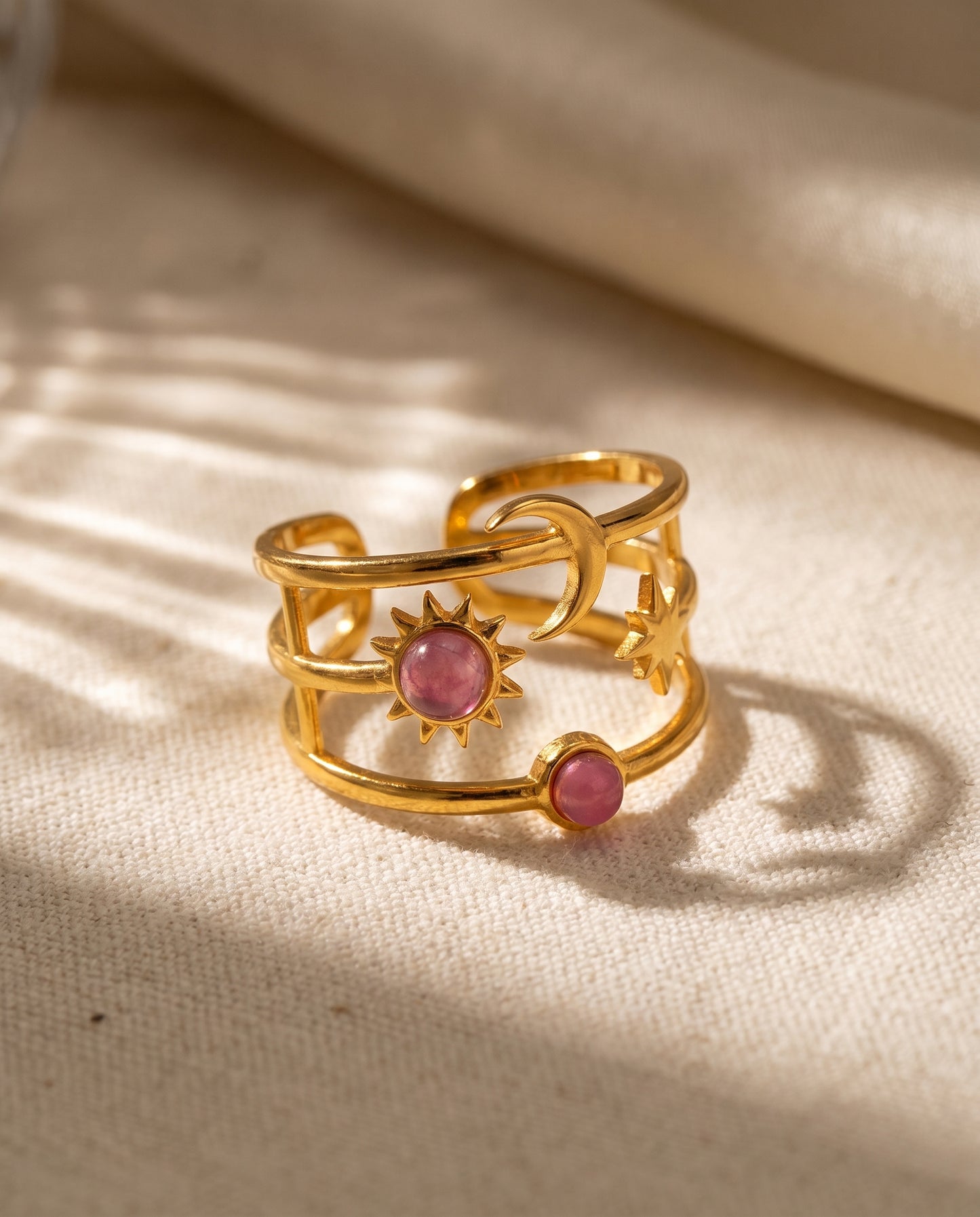 Solar Moon Ring
