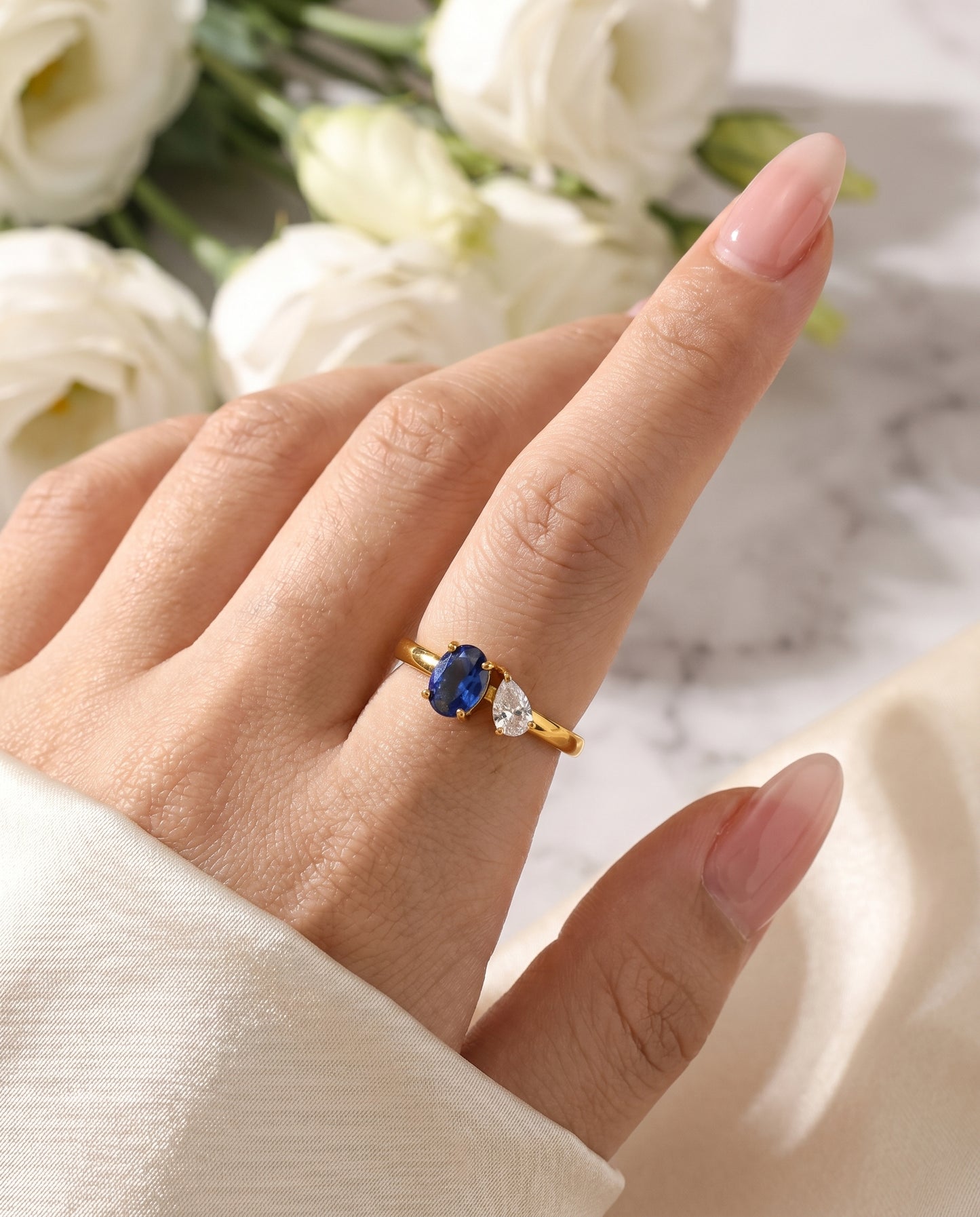Blue Celeste Ring