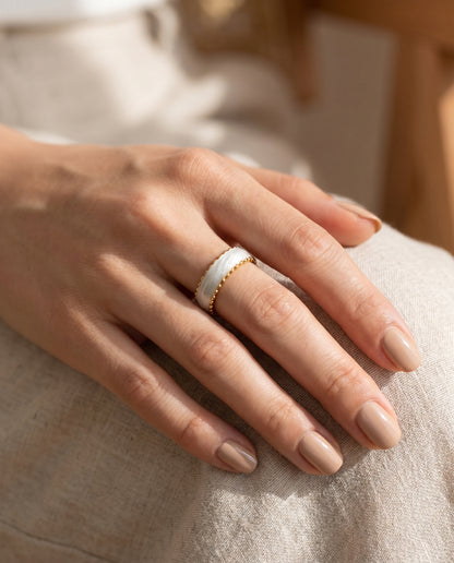 Pearl Lace Ring