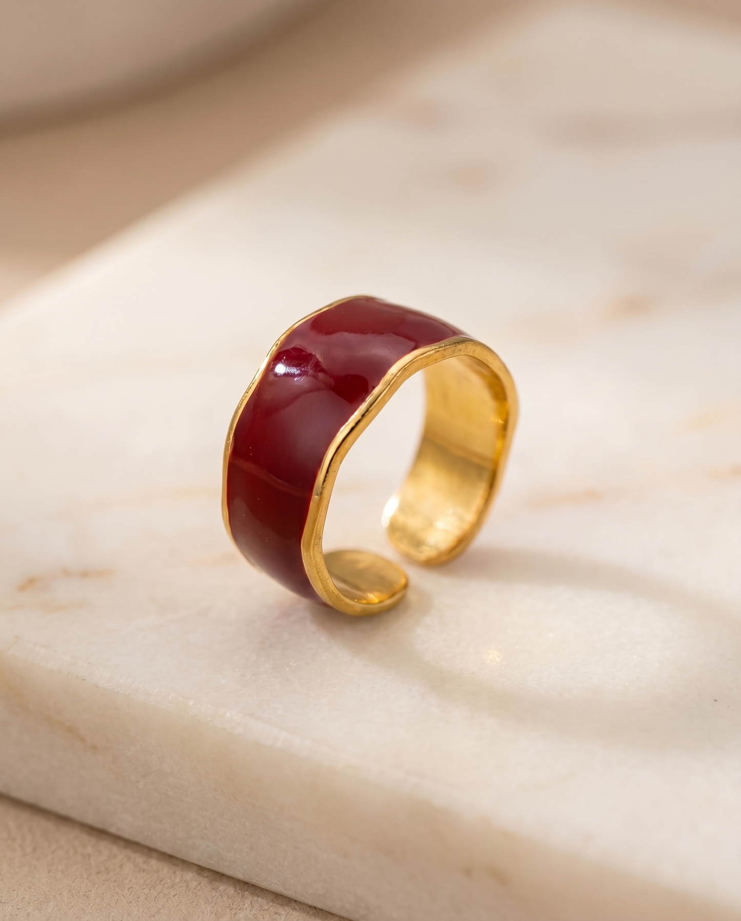 Crimson Bold Ring