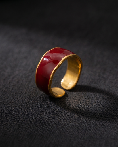 Crimson Bold Ring