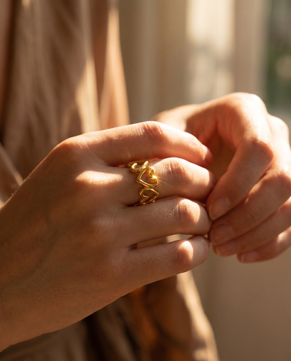 Hollow Heart Ring